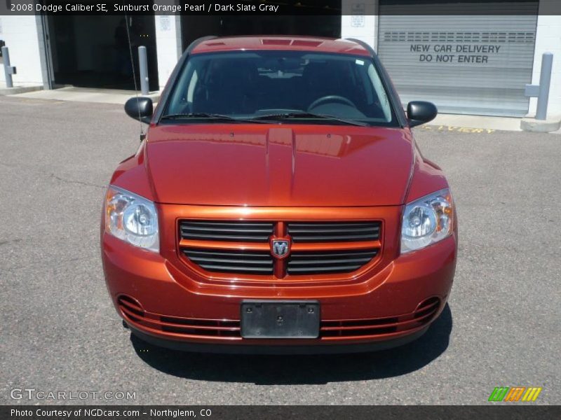 Sunburst Orange Pearl / Dark Slate Gray 2008 Dodge Caliber SE