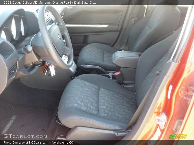 Sunburst Orange Pearl / Dark Slate Gray 2008 Dodge Caliber SE