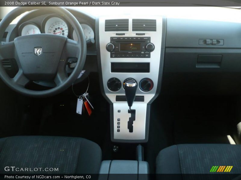 Sunburst Orange Pearl / Dark Slate Gray 2008 Dodge Caliber SE