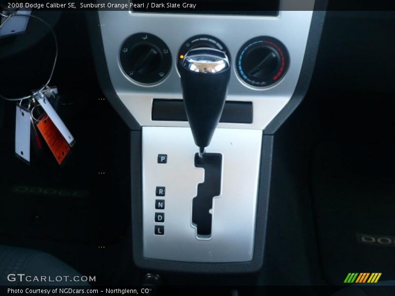 Sunburst Orange Pearl / Dark Slate Gray 2008 Dodge Caliber SE