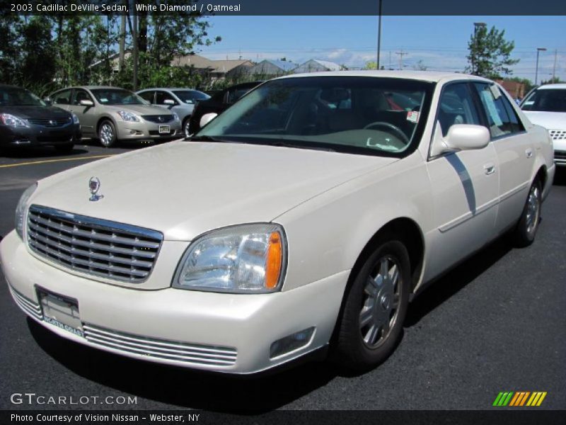 White Diamond / Oatmeal 2003 Cadillac DeVille Sedan