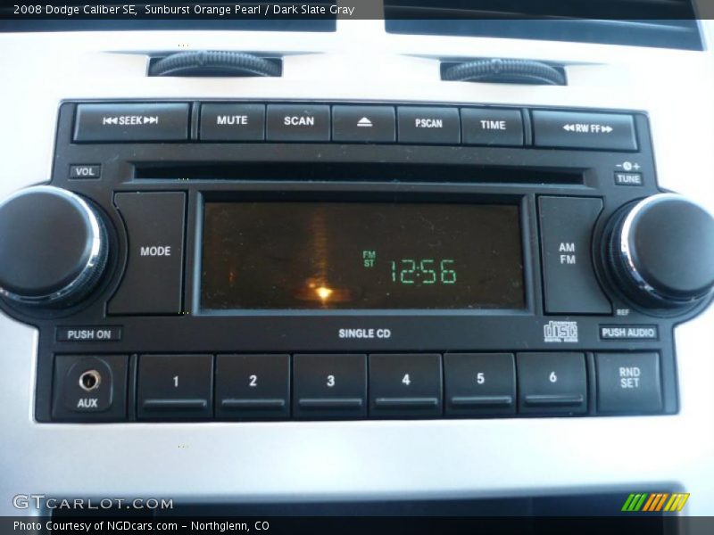 Sunburst Orange Pearl / Dark Slate Gray 2008 Dodge Caliber SE