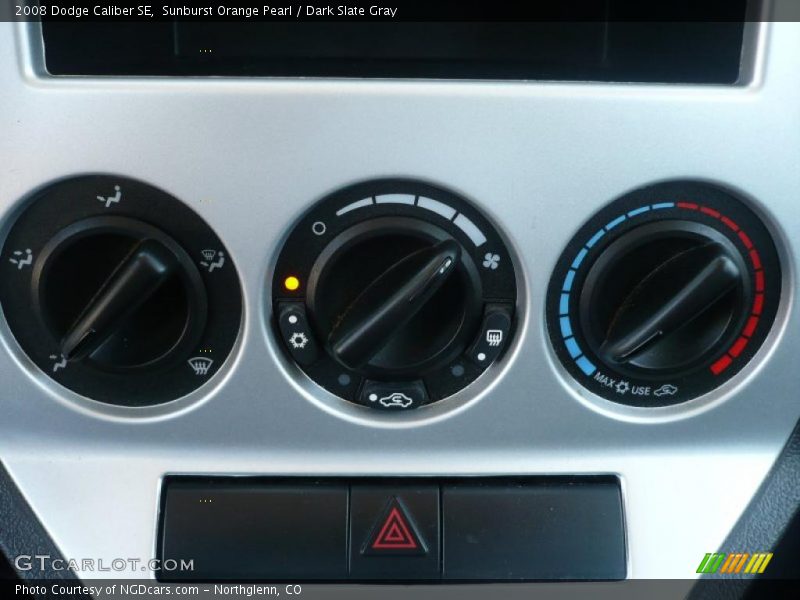 Sunburst Orange Pearl / Dark Slate Gray 2008 Dodge Caliber SE