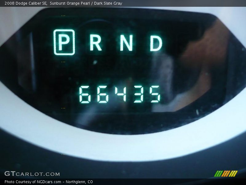 Sunburst Orange Pearl / Dark Slate Gray 2008 Dodge Caliber SE