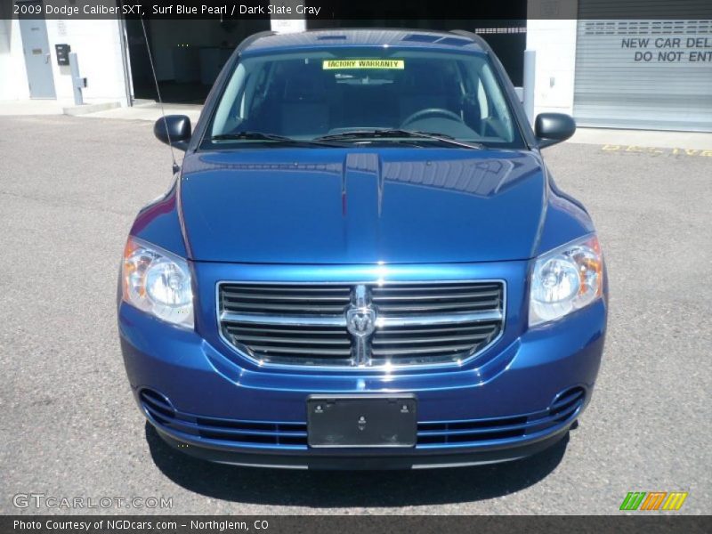 Surf Blue Pearl / Dark Slate Gray 2009 Dodge Caliber SXT