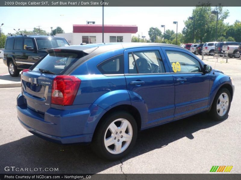 Surf Blue Pearl / Dark Slate Gray 2009 Dodge Caliber SXT