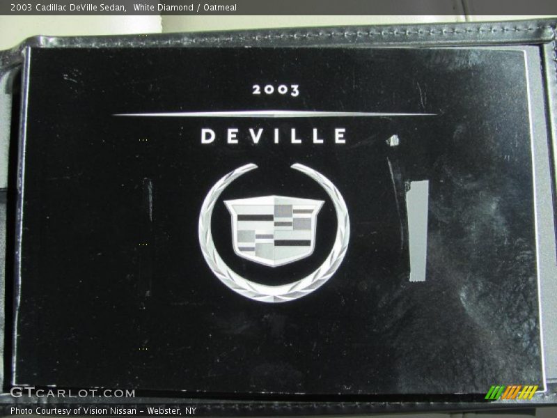 White Diamond / Oatmeal 2003 Cadillac DeVille Sedan
