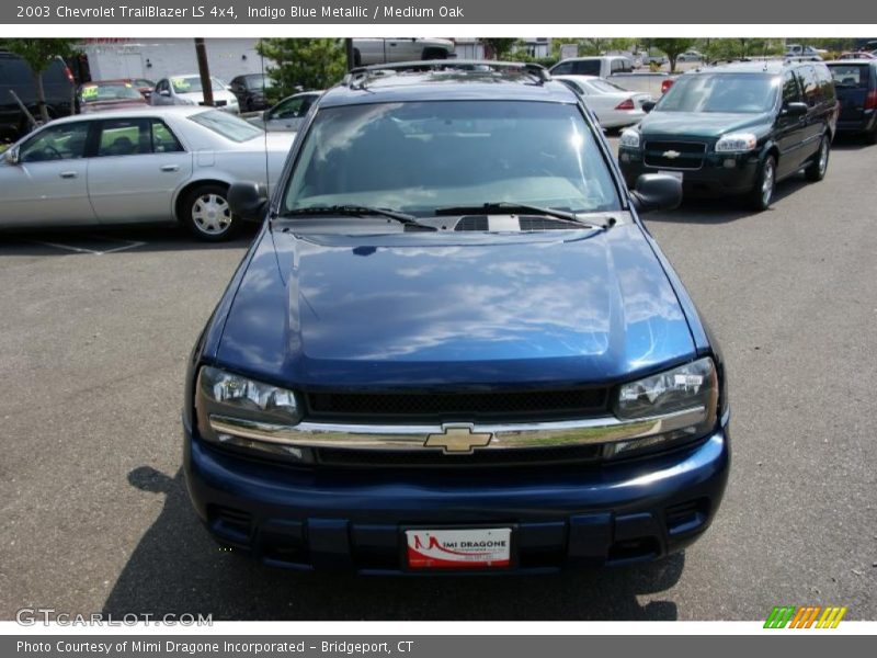 Indigo Blue Metallic / Medium Oak 2003 Chevrolet TrailBlazer LS 4x4