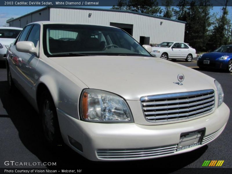 White Diamond / Oatmeal 2003 Cadillac DeVille Sedan