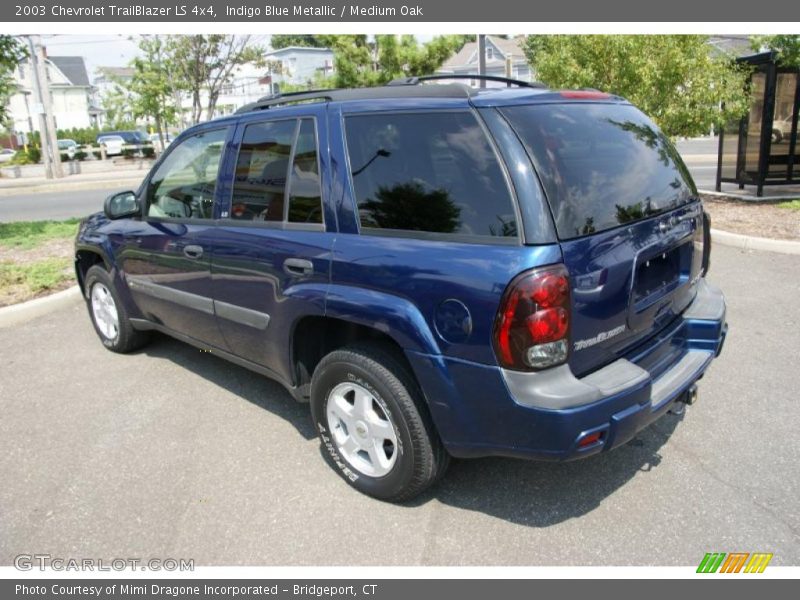 Indigo Blue Metallic / Medium Oak 2003 Chevrolet TrailBlazer LS 4x4