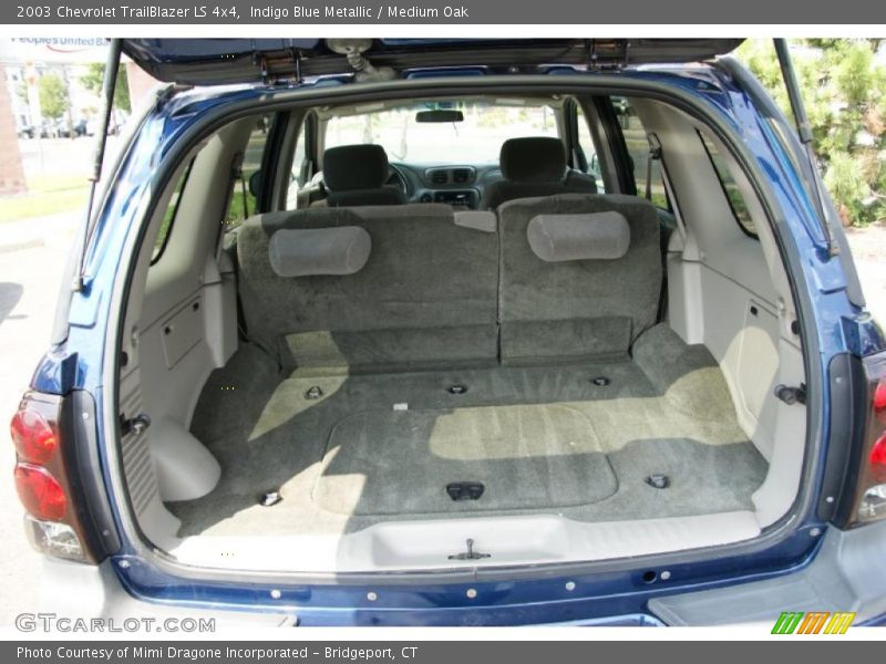 Indigo Blue Metallic / Medium Oak 2003 Chevrolet TrailBlazer LS 4x4