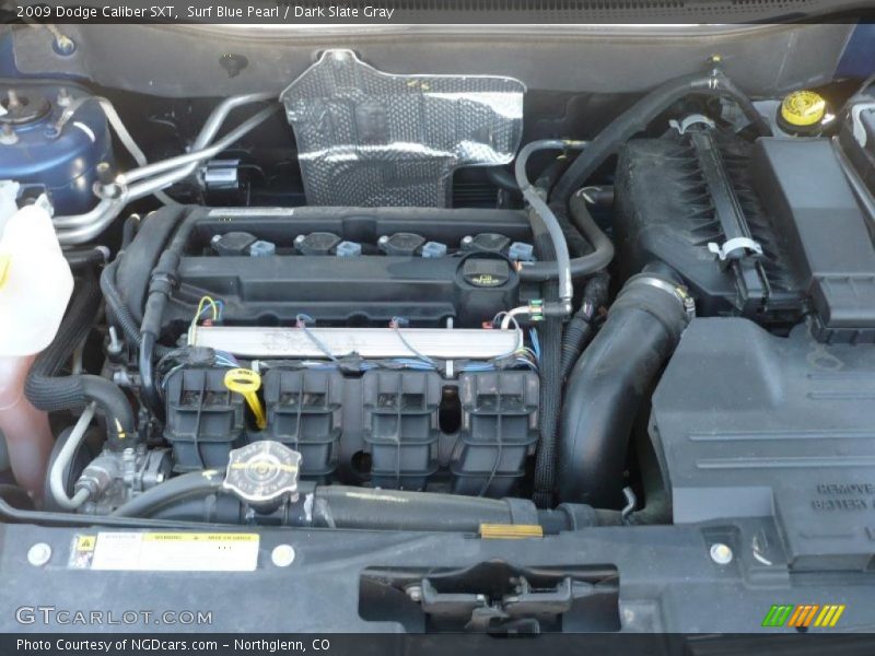 Surf Blue Pearl / Dark Slate Gray 2009 Dodge Caliber SXT