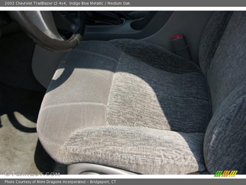 Indigo Blue Metallic / Medium Oak 2003 Chevrolet TrailBlazer LS 4x4