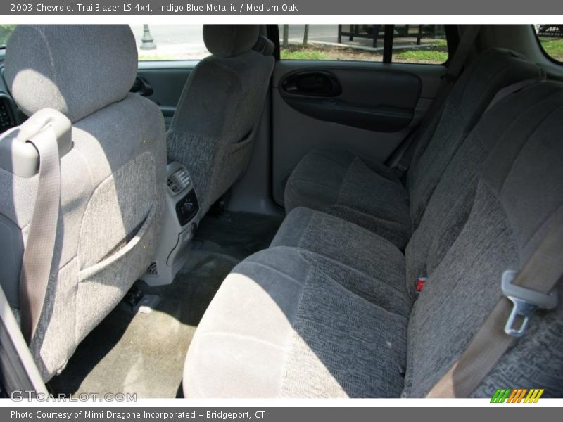 Indigo Blue Metallic / Medium Oak 2003 Chevrolet TrailBlazer LS 4x4