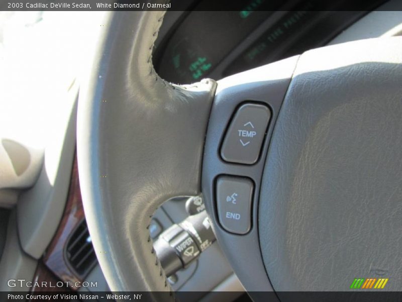 White Diamond / Oatmeal 2003 Cadillac DeVille Sedan