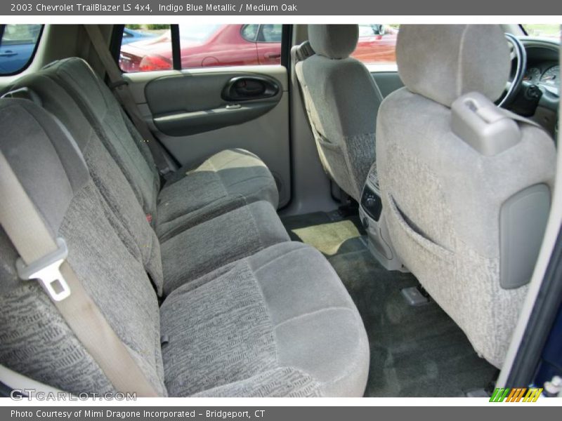 Indigo Blue Metallic / Medium Oak 2003 Chevrolet TrailBlazer LS 4x4