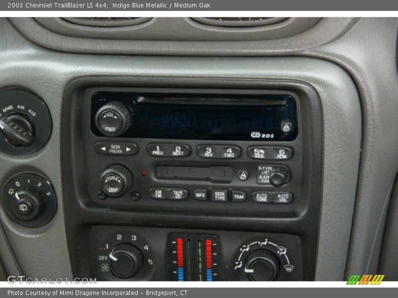 Indigo Blue Metallic / Medium Oak 2003 Chevrolet TrailBlazer LS 4x4