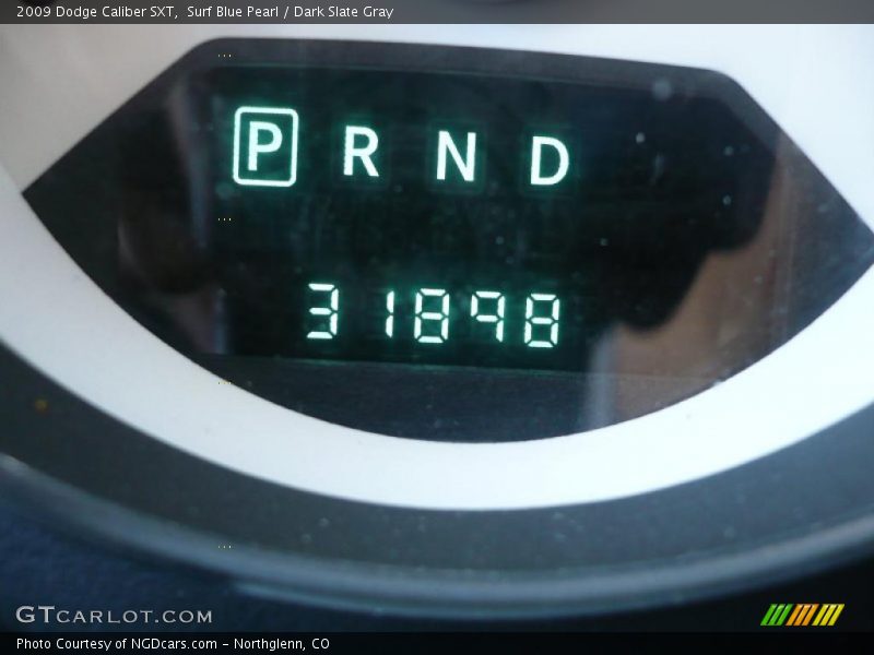 Surf Blue Pearl / Dark Slate Gray 2009 Dodge Caliber SXT