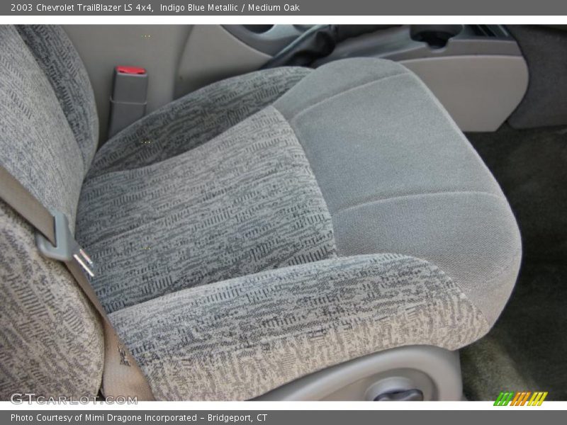 Indigo Blue Metallic / Medium Oak 2003 Chevrolet TrailBlazer LS 4x4