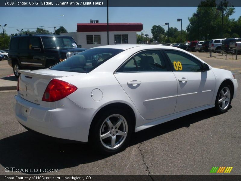 Summit White / Light Taupe 2009 Pontiac G6 GT Sedan