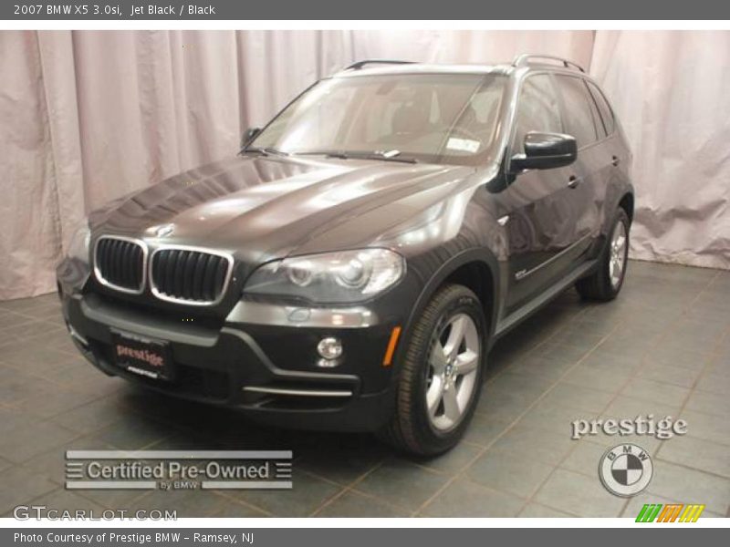Jet Black / Black 2007 BMW X5 3.0si