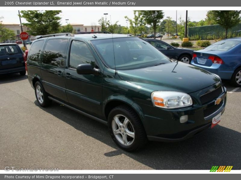 Emerald Jewel Green Metallic / Medium Gray 2005 Chevrolet Uplander LS