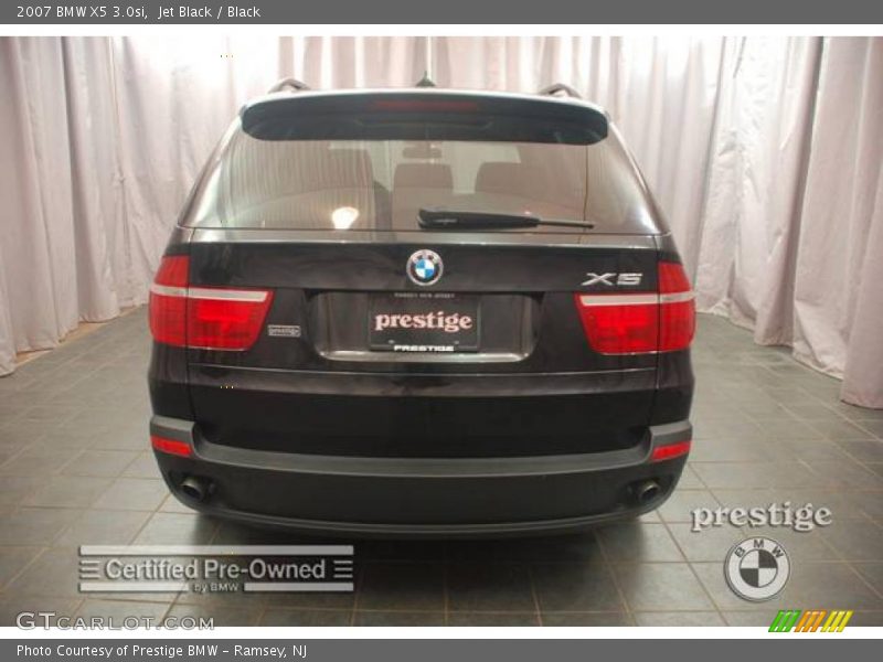 Jet Black / Black 2007 BMW X5 3.0si