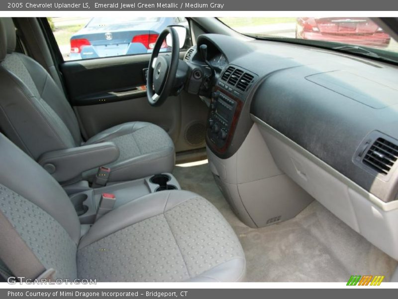 Emerald Jewel Green Metallic / Medium Gray 2005 Chevrolet Uplander LS