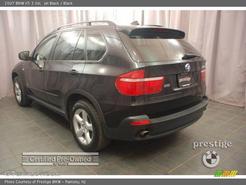Jet Black / Black 2007 BMW X5 3.0si