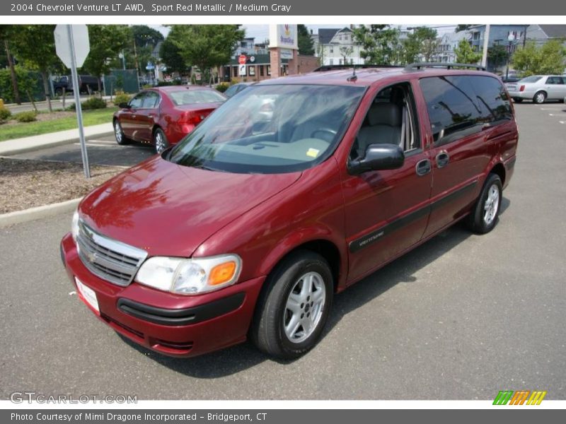 Sport Red Metallic / Medium Gray 2004 Chevrolet Venture LT AWD