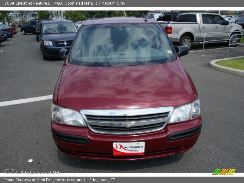 Sport Red Metallic / Medium Gray 2004 Chevrolet Venture LT AWD