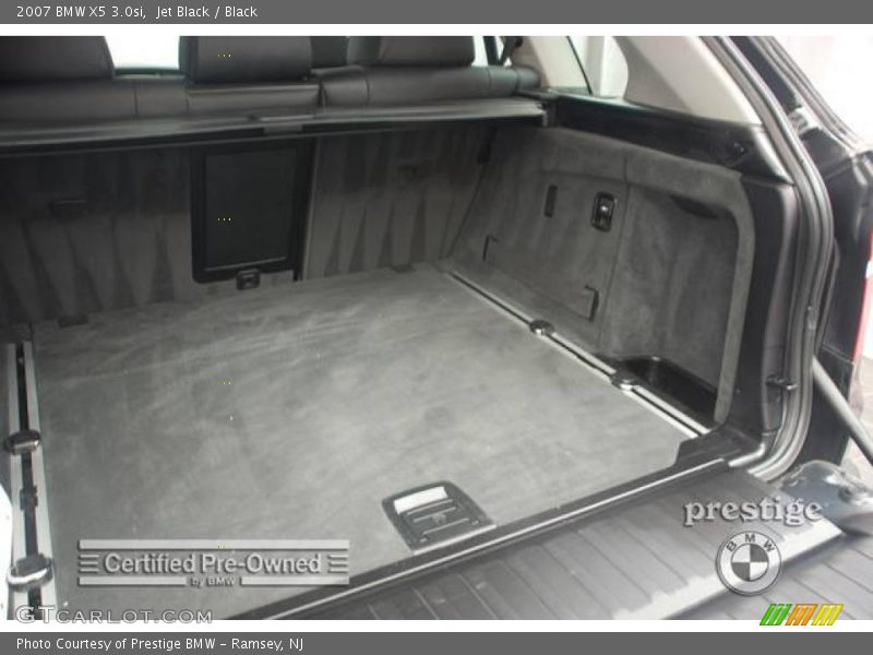 Jet Black / Black 2007 BMW X5 3.0si