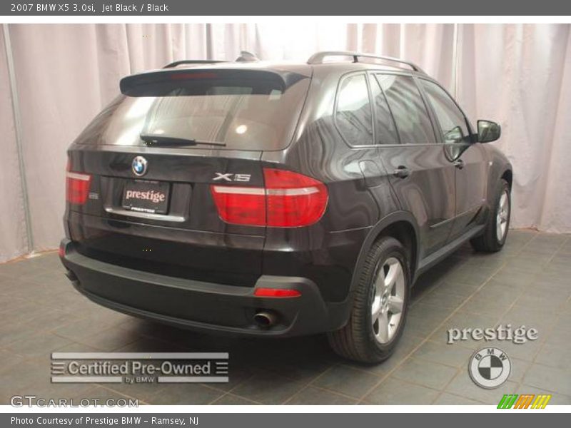 Jet Black / Black 2007 BMW X5 3.0si