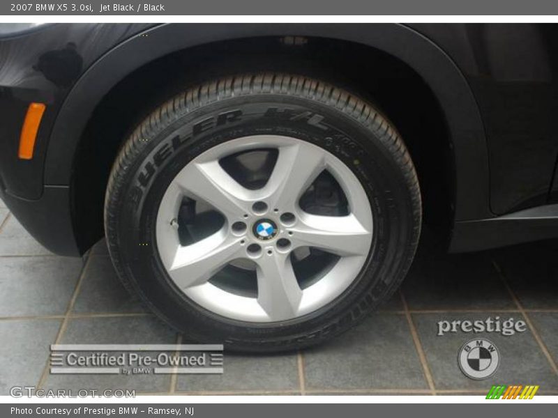Jet Black / Black 2007 BMW X5 3.0si