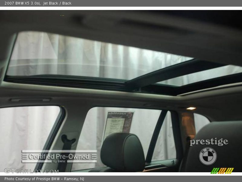 Jet Black / Black 2007 BMW X5 3.0si
