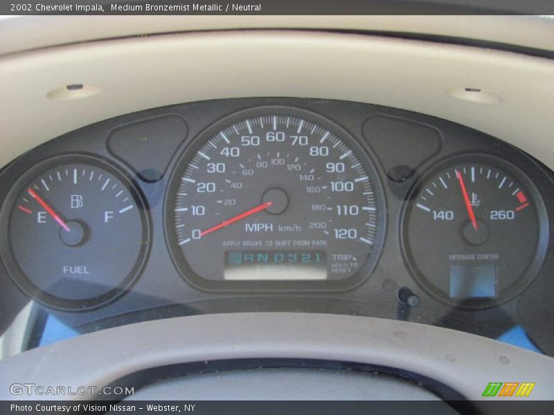 Medium Bronzemist Metallic / Neutral 2002 Chevrolet Impala