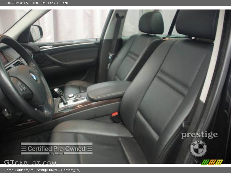 Jet Black / Black 2007 BMW X5 3.0si