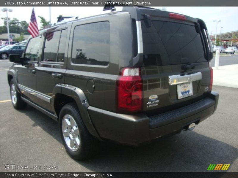 Dark Khaki Pearl / Dark Khaki/Light Graystone 2006 Jeep Commander Limited 4x4