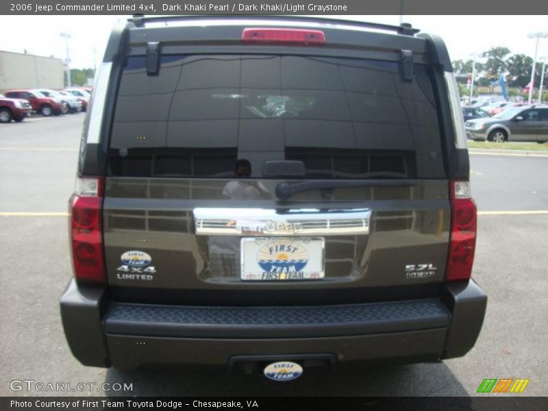 Dark Khaki Pearl / Dark Khaki/Light Graystone 2006 Jeep Commander Limited 4x4