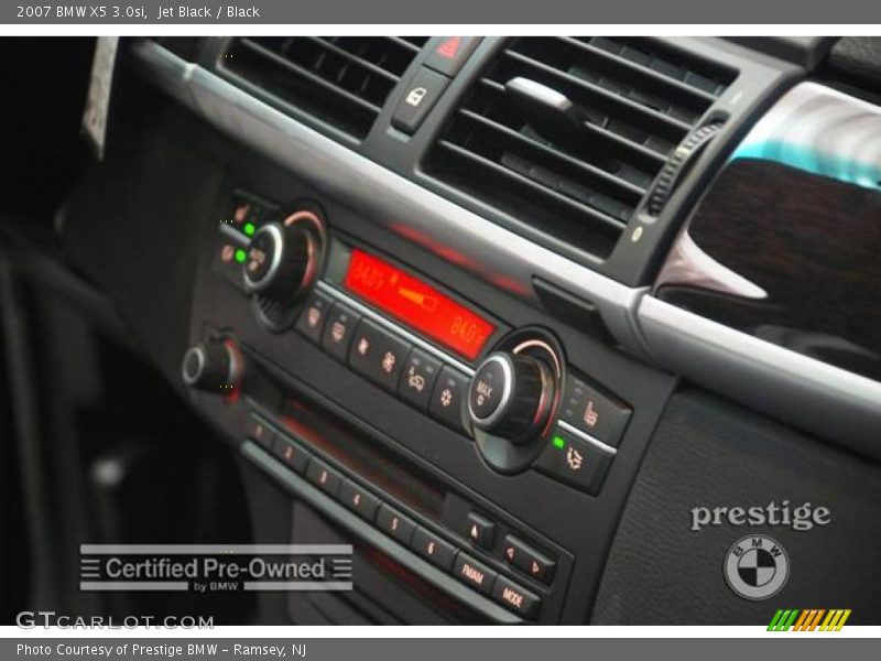 Jet Black / Black 2007 BMW X5 3.0si