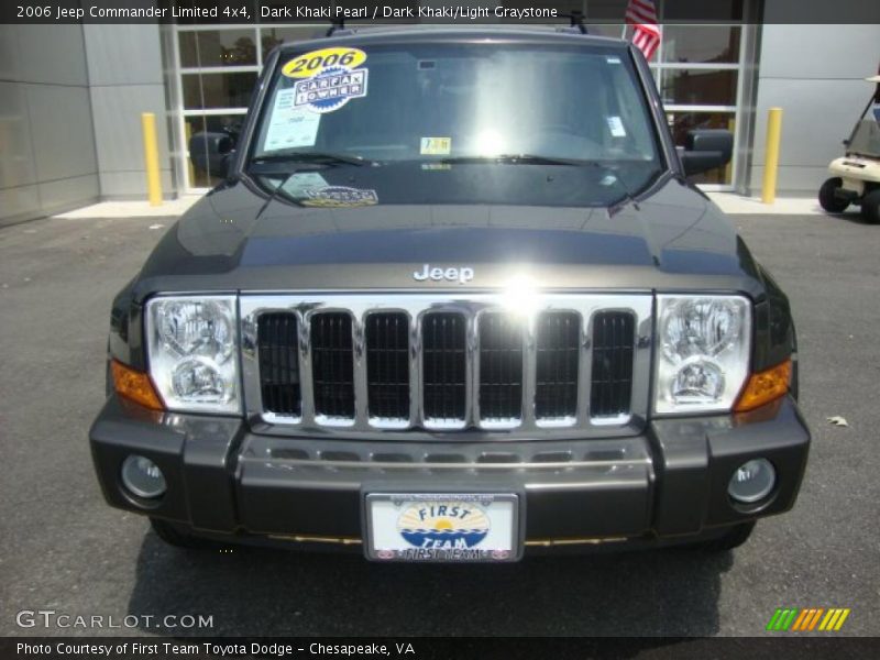 Dark Khaki Pearl / Dark Khaki/Light Graystone 2006 Jeep Commander Limited 4x4