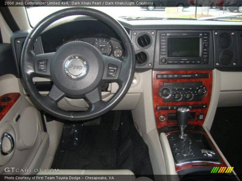 Dark Khaki Pearl / Dark Khaki/Light Graystone 2006 Jeep Commander Limited 4x4