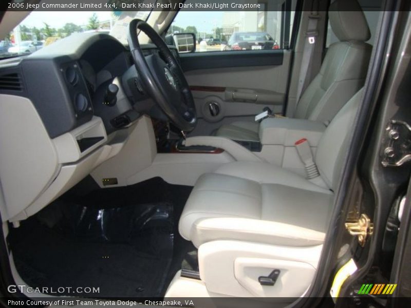 Dark Khaki Pearl / Dark Khaki/Light Graystone 2006 Jeep Commander Limited 4x4