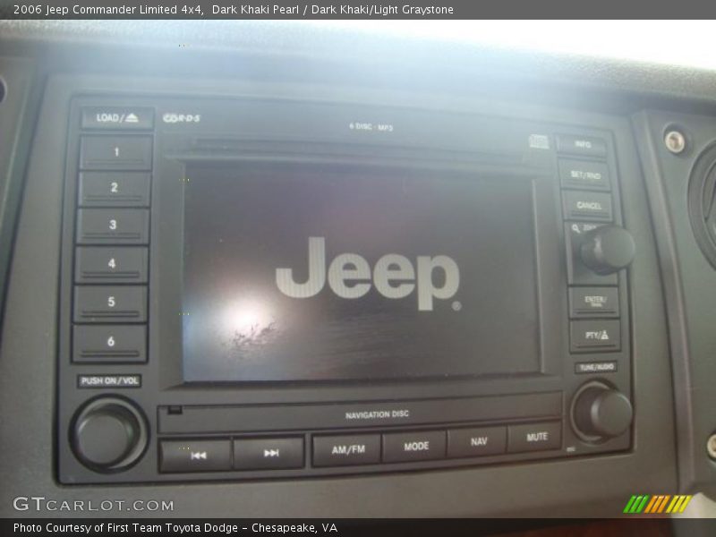 Dark Khaki Pearl / Dark Khaki/Light Graystone 2006 Jeep Commander Limited 4x4