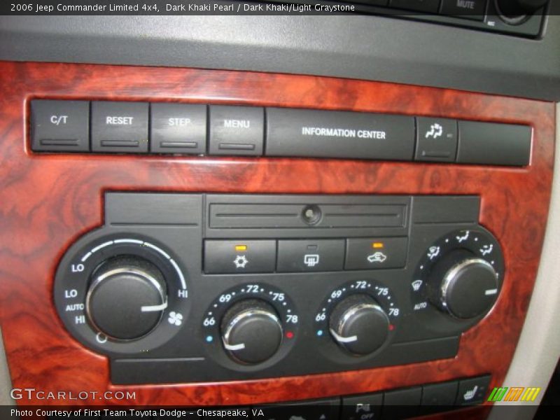 Dark Khaki Pearl / Dark Khaki/Light Graystone 2006 Jeep Commander Limited 4x4