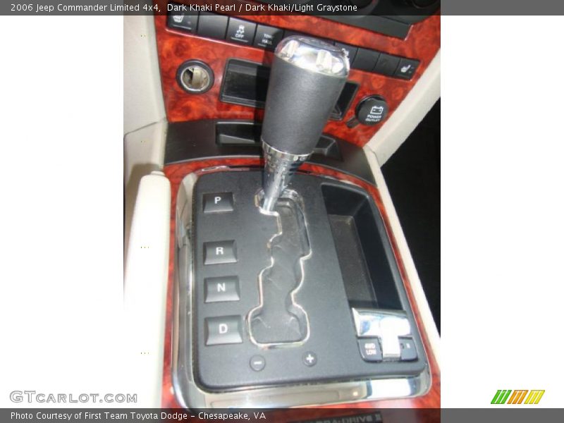 Dark Khaki Pearl / Dark Khaki/Light Graystone 2006 Jeep Commander Limited 4x4