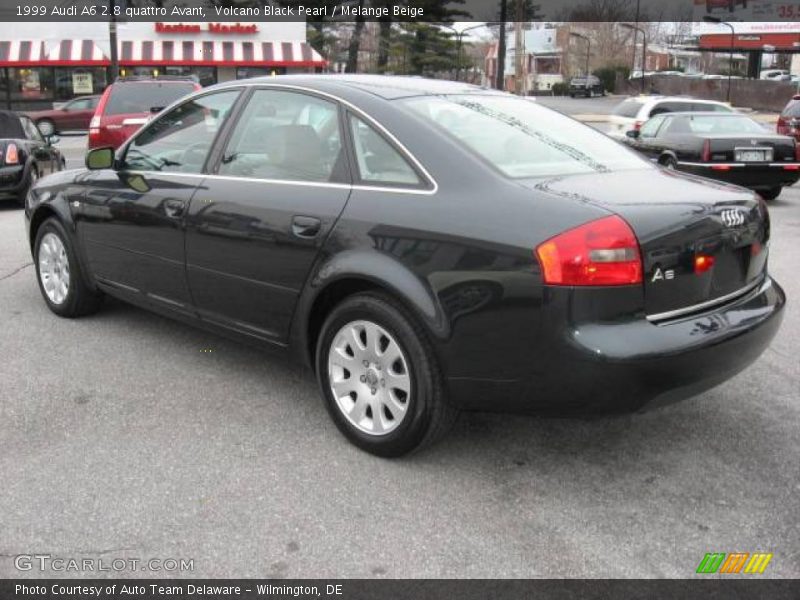 Volcano Black Pearl / Melange Beige 1999 Audi A6 2.8 quattro Avant