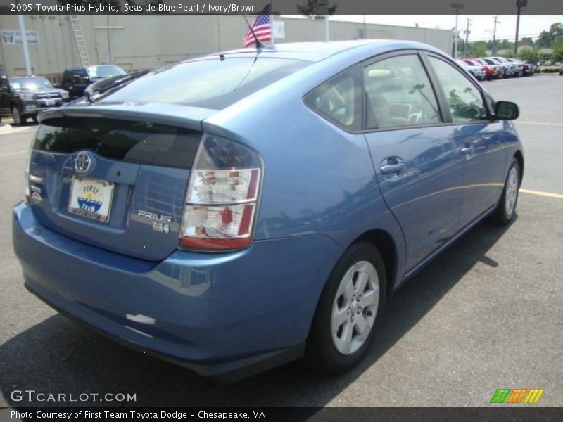 Seaside Blue Pearl / Ivory/Brown 2005 Toyota Prius Hybrid