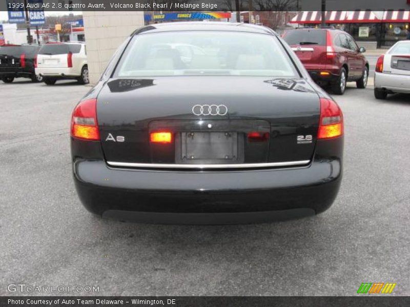 Volcano Black Pearl / Melange Beige 1999 Audi A6 2.8 quattro Avant