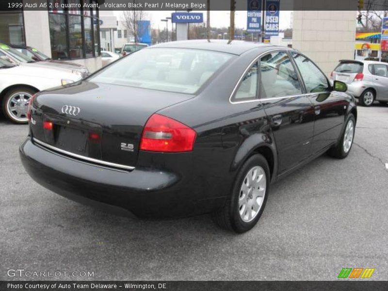 Volcano Black Pearl / Melange Beige 1999 Audi A6 2.8 quattro Avant